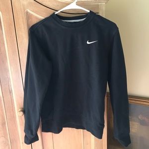 Nike black crewneck unisex sweatshirt from Japan